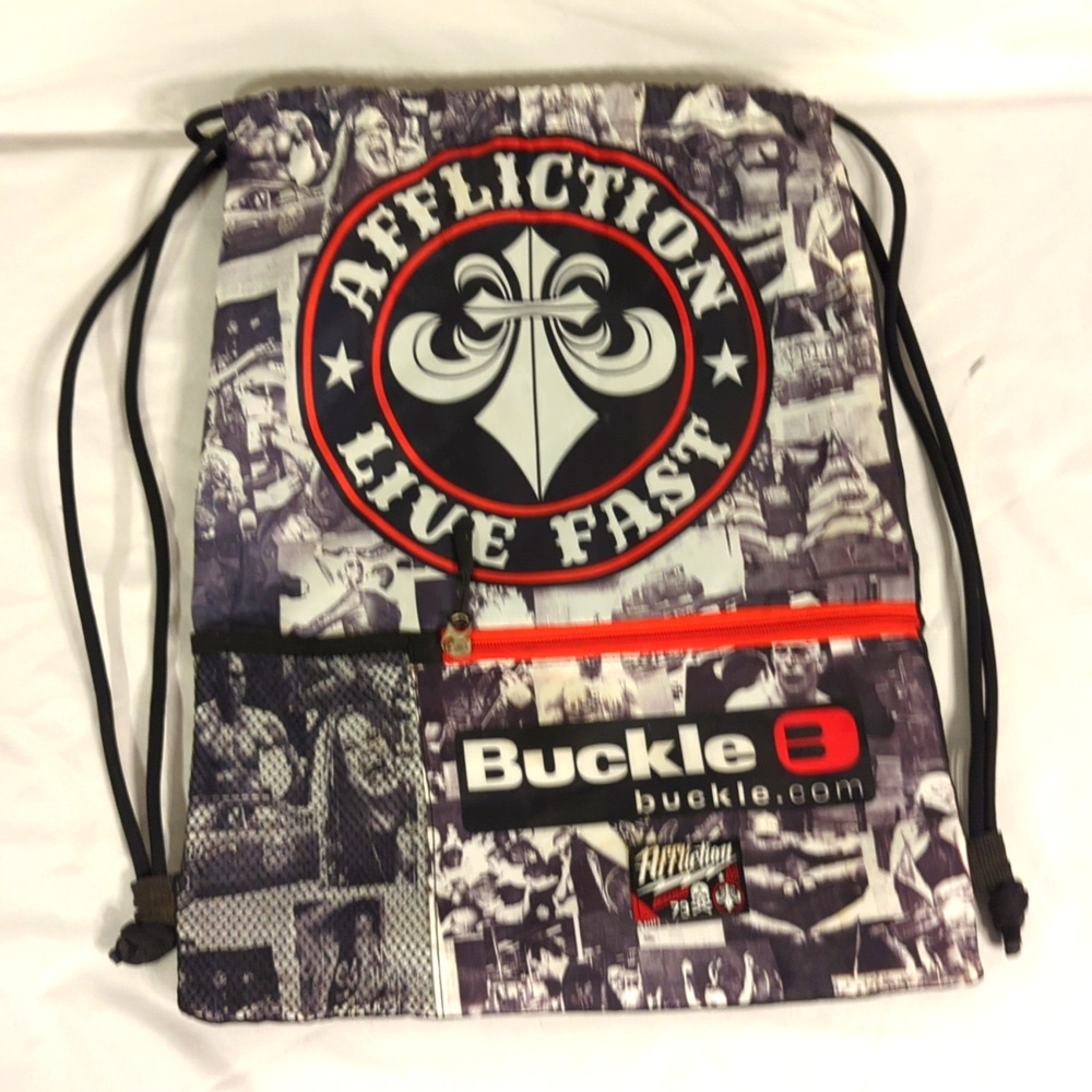 Affliction Live Fast Drawstring Bag - image 1